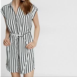 Striped shirt dress